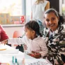 Maison des familles de Dijon - une maman et sa fille